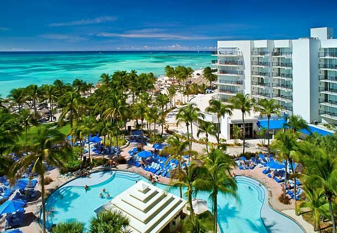 Does the Marriott Hotel in Aruba offer all-inclusive packages?